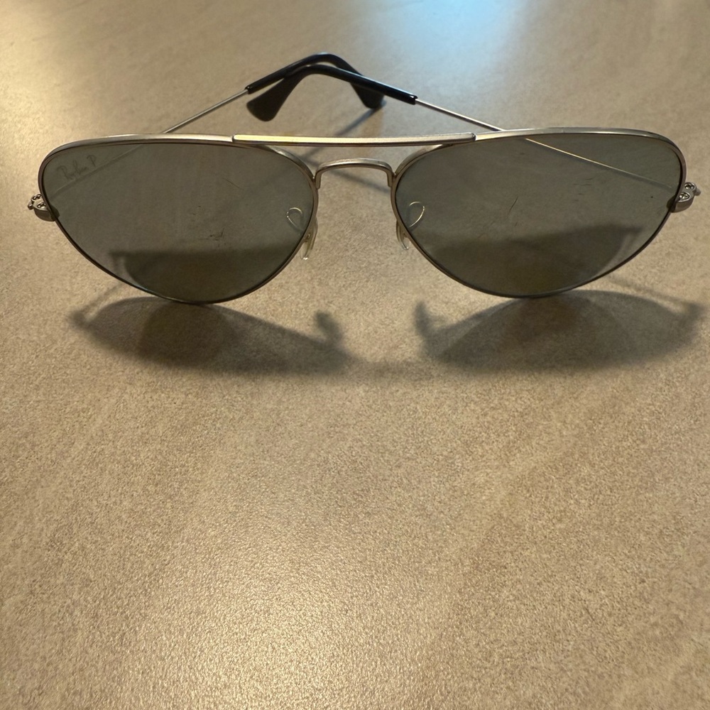 Ray-Ban Black and Silver Sunglasses - Picture 2 of 2